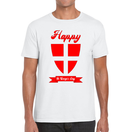 Happy St. George's Day Knight Shield T Shirt