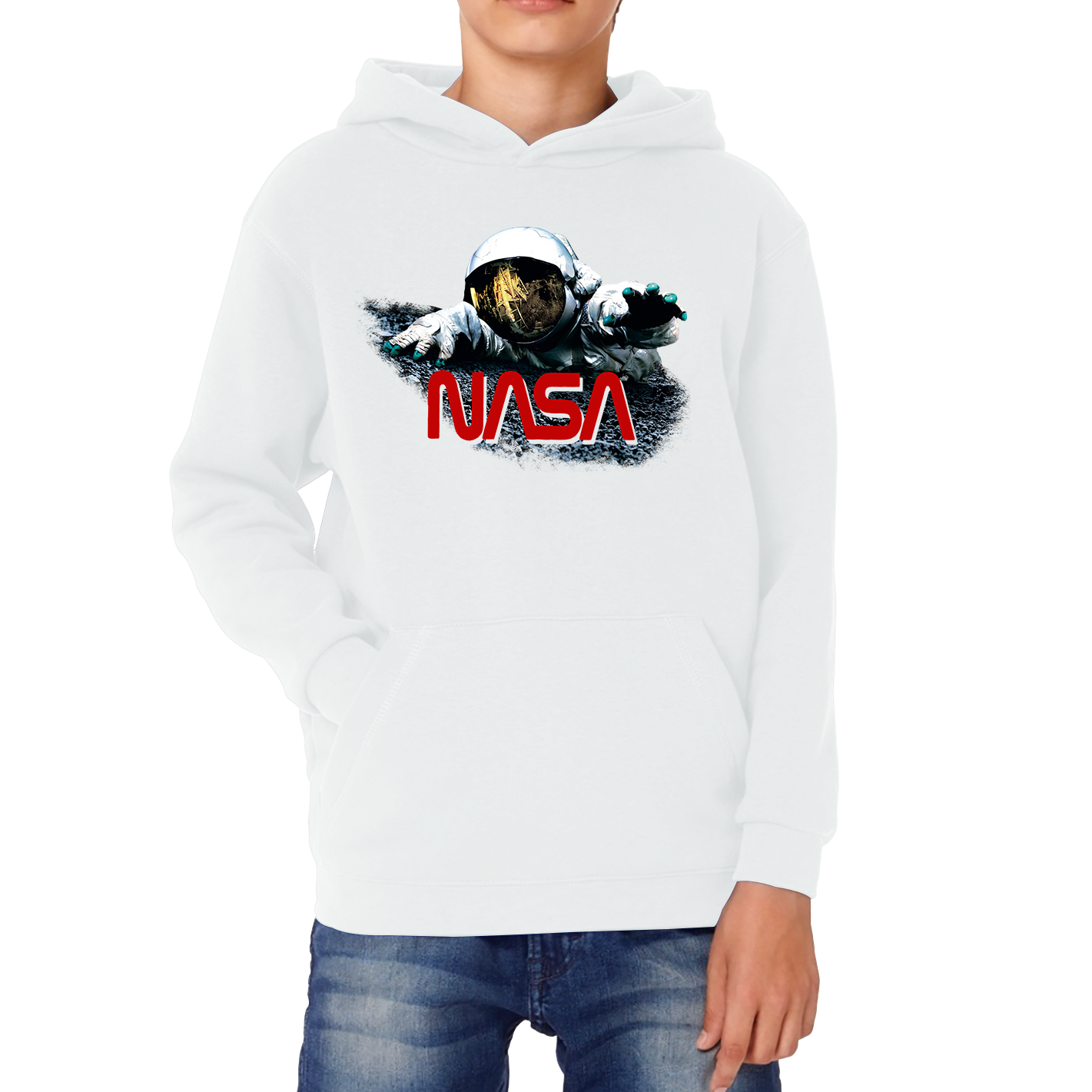 Apollo 18 Science Fiction Horror Film Poster Hoodie Nasa Astronaut In The Space Kids Hoodie