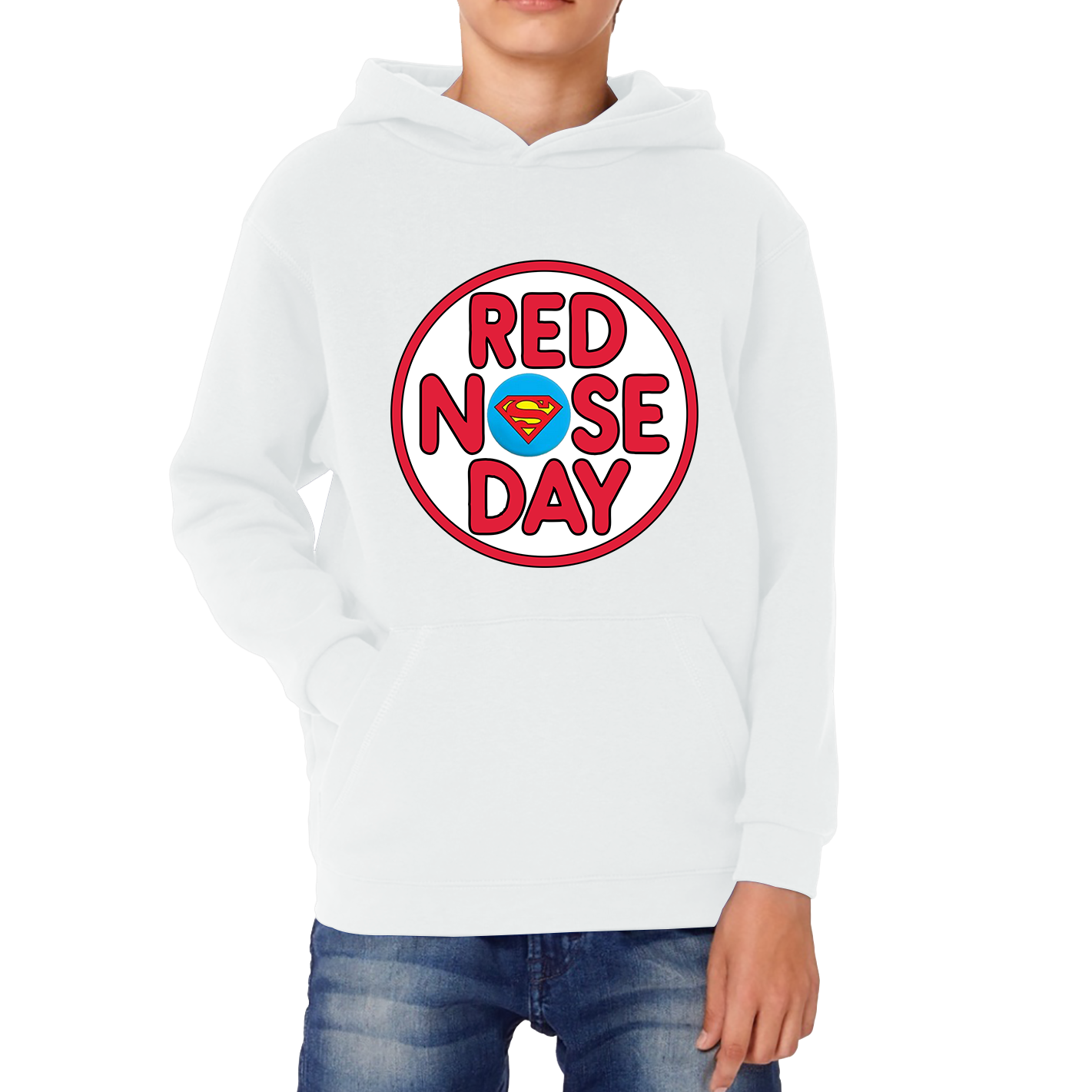 Superman Red Nose Day Hoodie