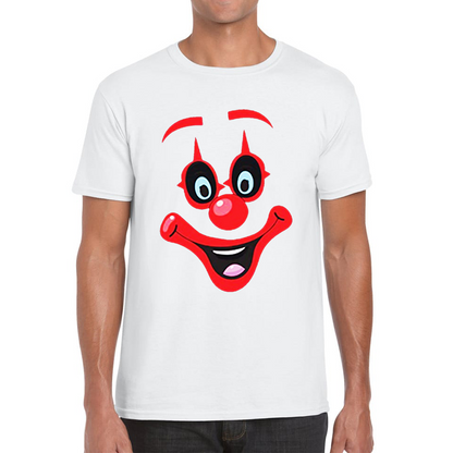 Funny Clown Face Red Nose Day T Shirt