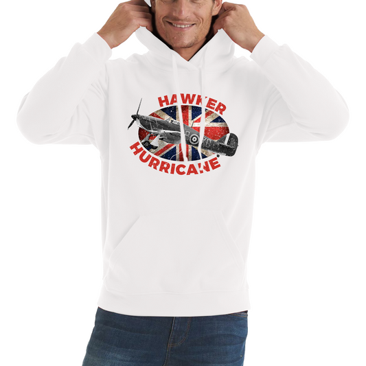Vintage Hawker Hurricane British Veteran Fighter Aircraft Plane Hoodie
