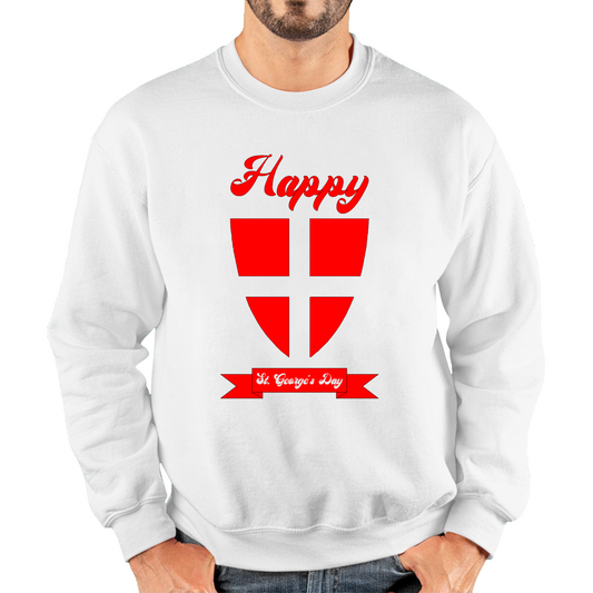 Happy St. George's Day Knight Shield Sweatshirt