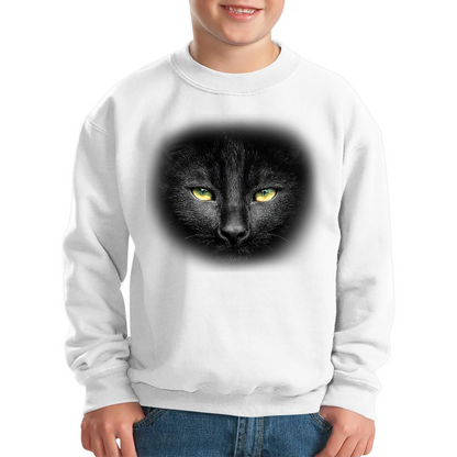 Black Cat Yellow Eyes Sweatshirt