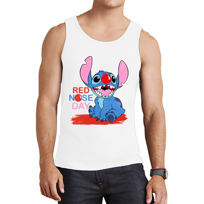 Ohana Disney Stitch Red Nose Day Tank Top