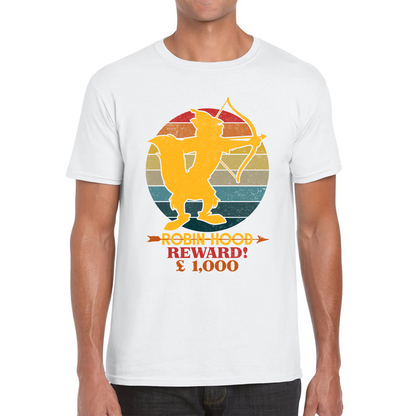 Robin Hood Reward £1000 Fox Funny T Shirt