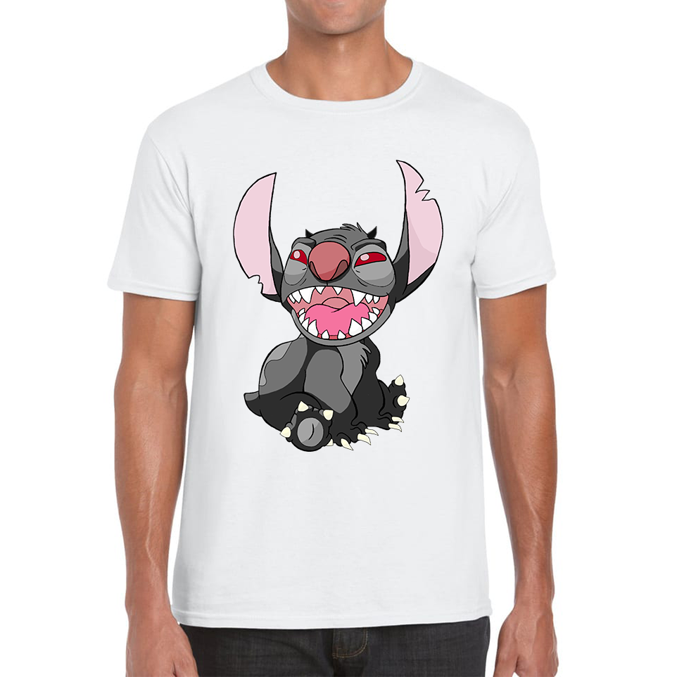 Disney Devil Stitch Funny Ohana Adult T Shirt