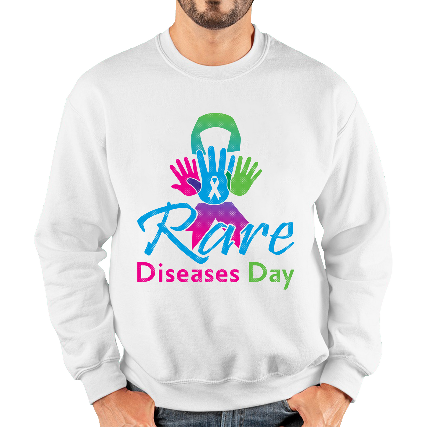 Rare Diseases Day Rare Diseases Awareness Rare Chronic Illness Ehlers-Danlos Syndrome Unisex Sweatshirt