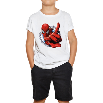 Spiderman Logo No Way Home Avengers Marvel Character Superhero Kids Tee