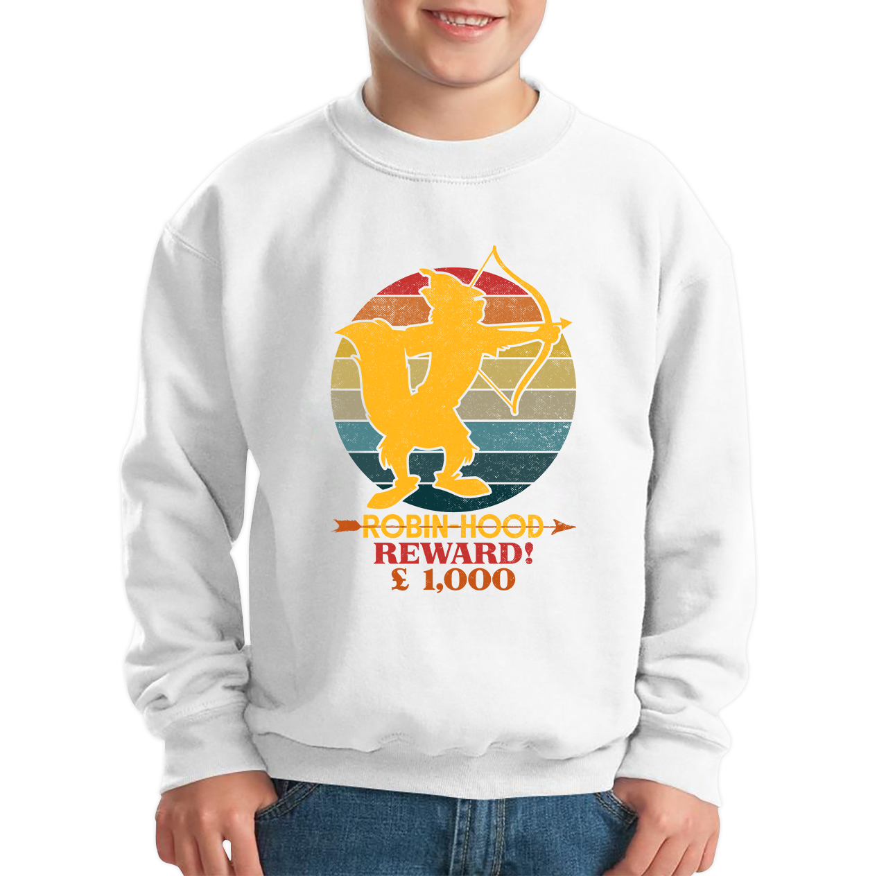 Robin Hood Reward £1000 Fox Funny Sweatshirt