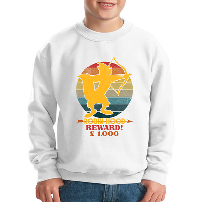 Robin Hood Reward £1000 Fox Funny Sweatshirt