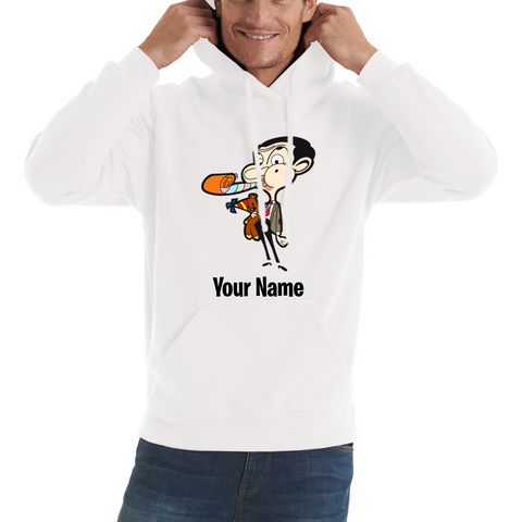 Personalised Mr. Bean Your Custom Name Adult Hoodie
