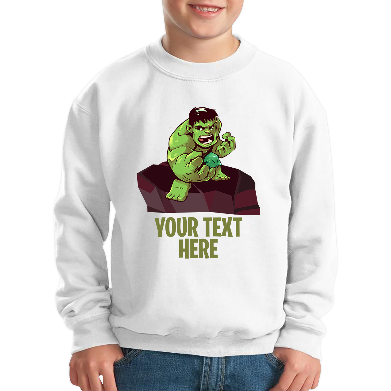 Personalised Hulk Sweatshirt