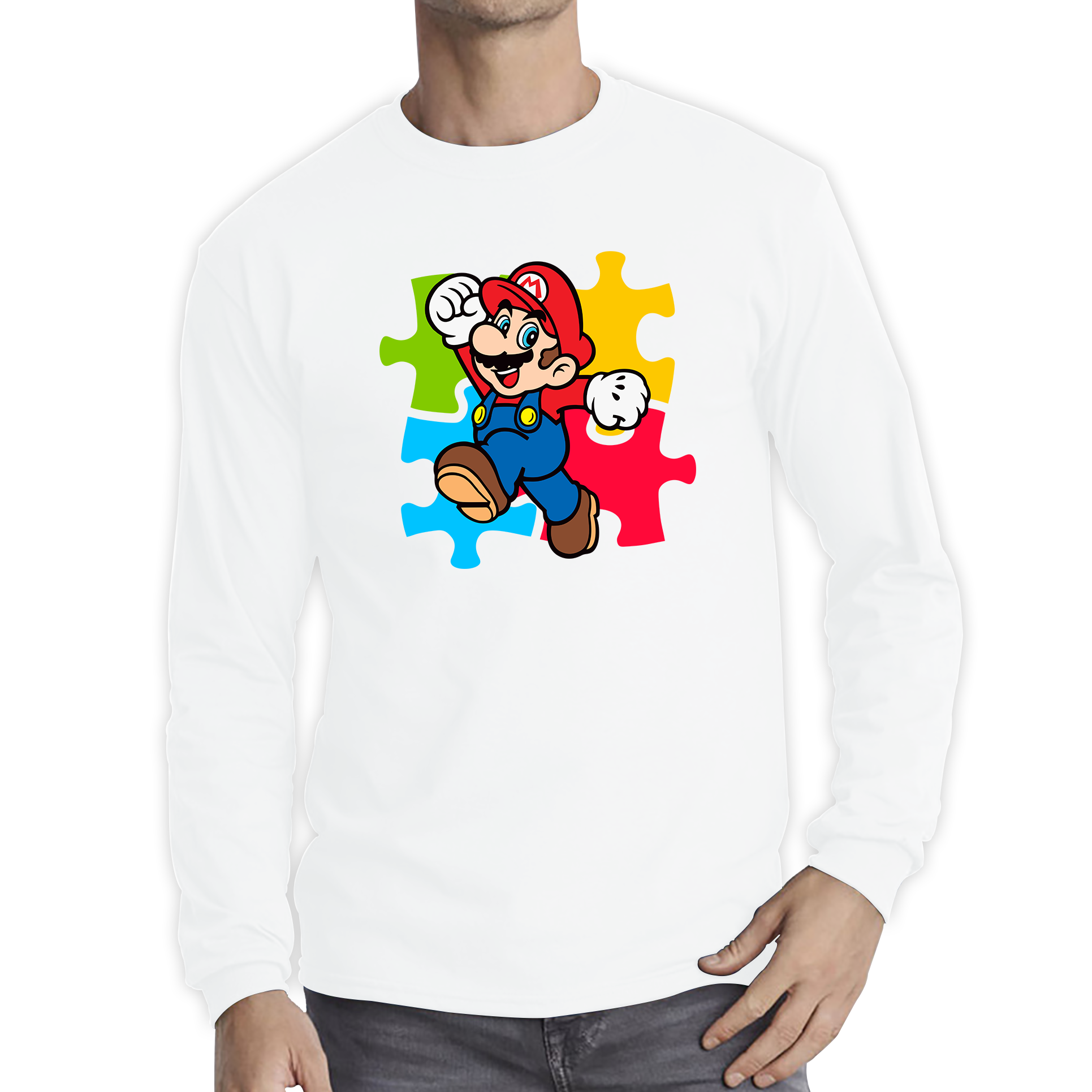 Super Mario Shirt Funny Game Lovers Players Video Game Long Sleeve T Shirt