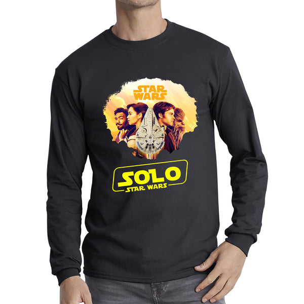 Star Wars Solo Chewie Lando Qira Characters Solo A Star Wars Story Sci-fi Action Adventure Movie Galaxy's Edge Trip Long Sleeve T Shirt