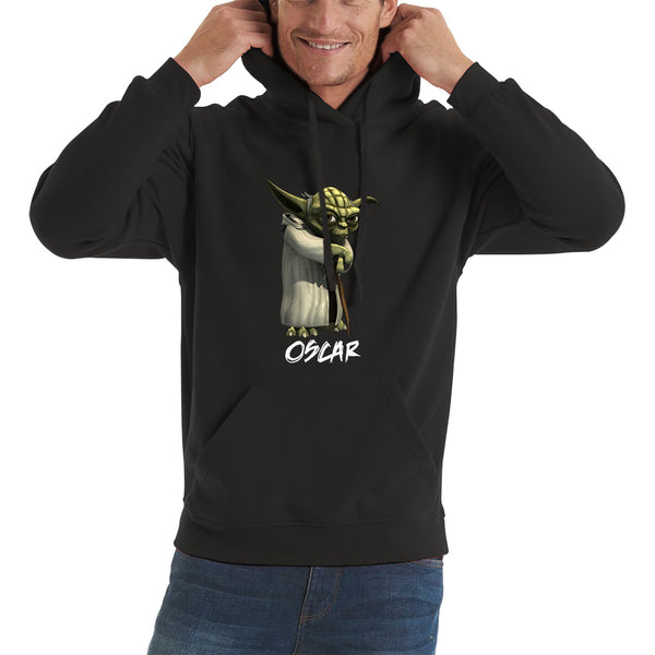 Personalized Yoda May The 4th Be With You Green Humanoid Alien Star Wars Day Disney Star Wars 46th Anniversary Unisex Hoodie