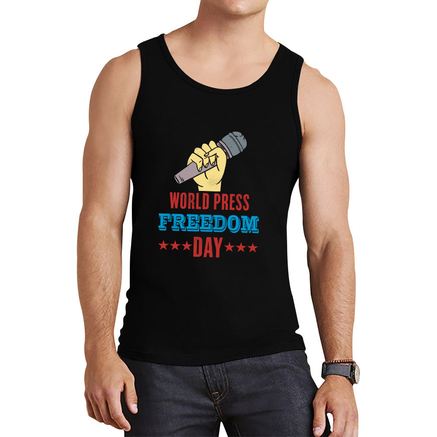 World Press Freedom Day Tribute To Journalism Journalists Human Rights Press Day Tank Top