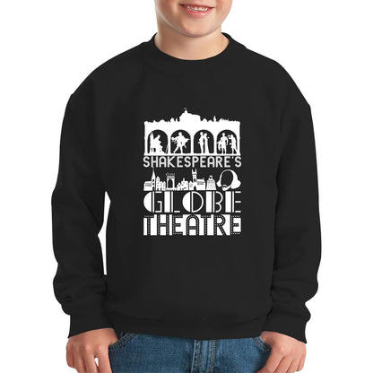 William Shakespeare's English Playwright, Poet And Actor National Shakespeare Day Kids Jumper