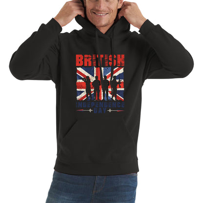 British Independence Day UK Flag 1st Of May Independence Day British Country Love Patriotism Great Britain Unisex Hoodie