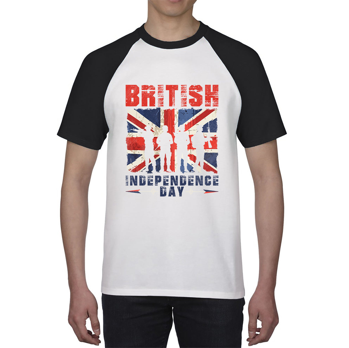 British Independence Day UK Flag 1st Of May Independence Day British Country Love Patriotism Great Britain Baseball T Shirt