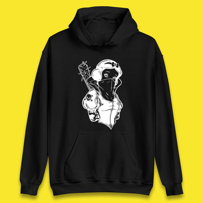 Not So Snow White Twisted Rock Parody Disney Princess Gangster Skull Tattoo Punk Princess Tattooed Emo Alice In A Jack Unisex Hoodie