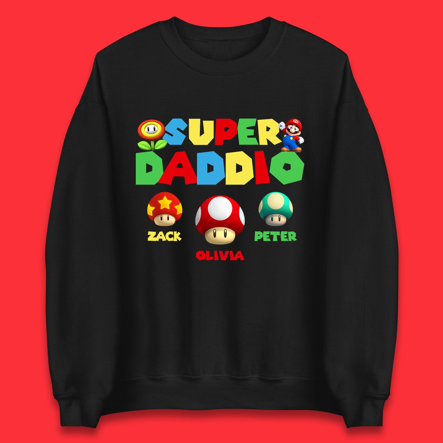 Custom Super Mario Sweater