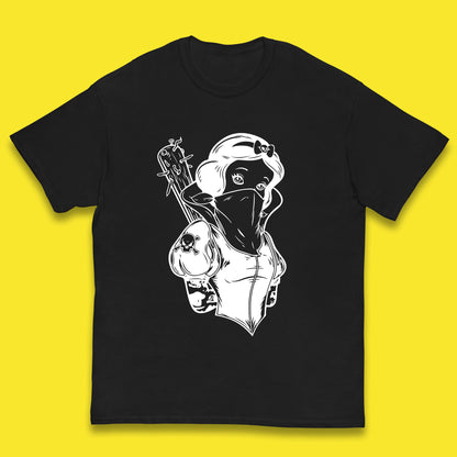 Not So Snow White Twisted Rock Parody Disney Princess Gangster Skull Tattoo Punk Princess Tattooed Emo Alice In A Jack Kids T Shirt