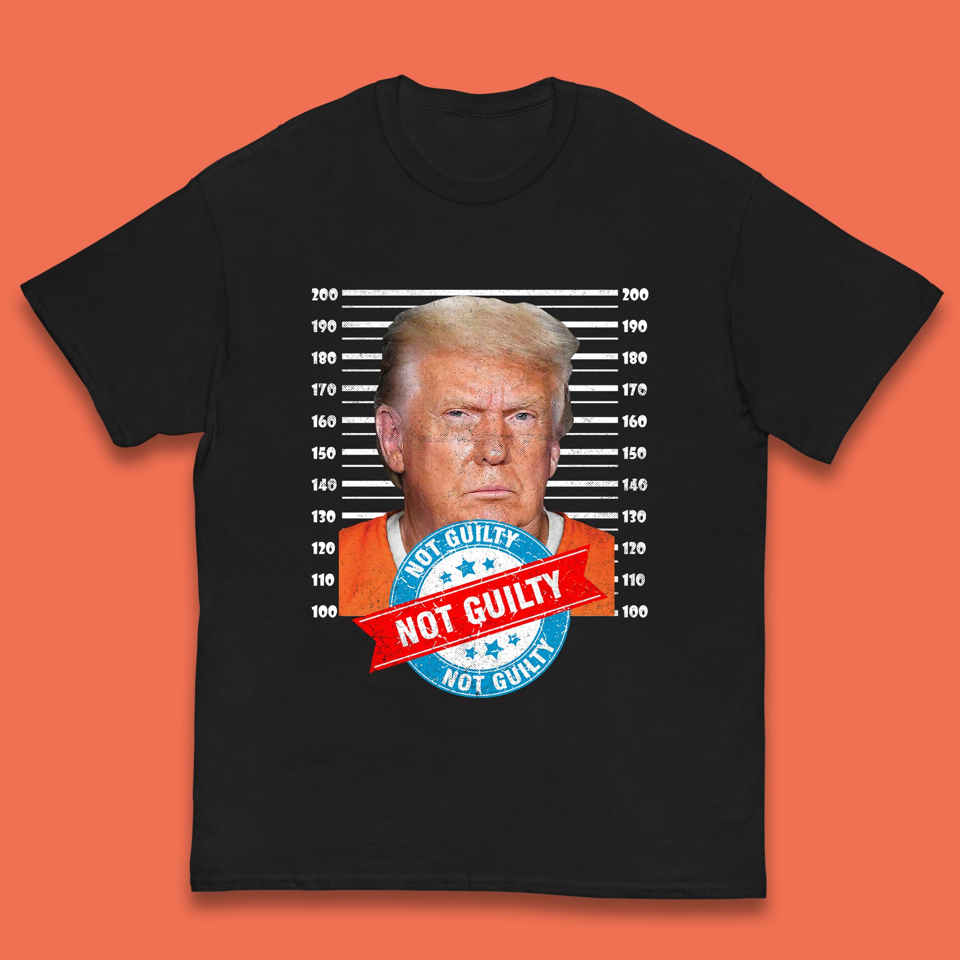 Donald Trump Arrested Kids Tee Shirt