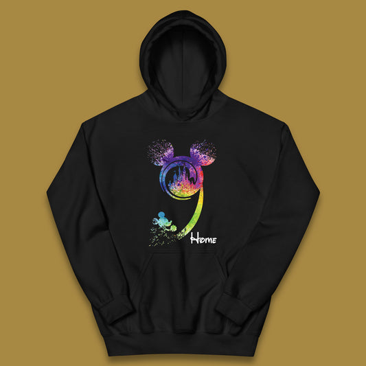 Disney Home Castle Mickey Mouse Minnie Mouse Magic Kingdom Disney World Kids Hoodie