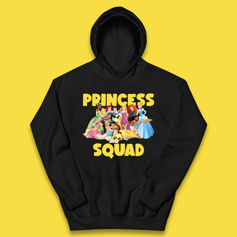 Disney Princess Squad Disney Snow White Cinderella Jasmine Disney Princess Group Disney Trip Disney World Kids Hoodie