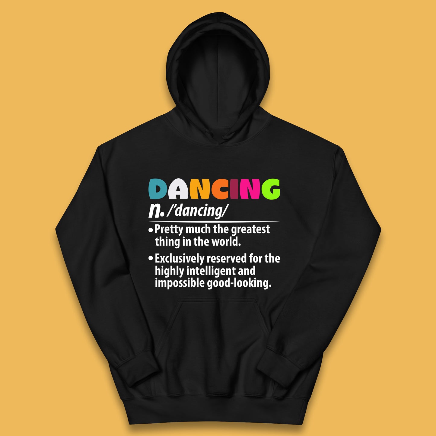 Dancing Noun Definition Funny Dancer Dance Dictionary Dancing Instructor Partner Ballroom Salsa Kids Hoodie