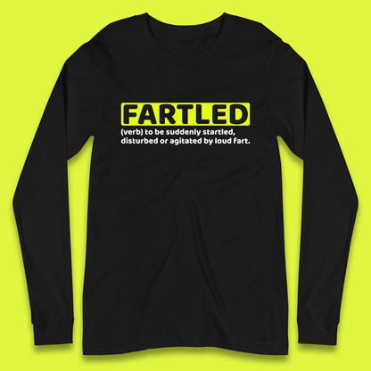 Fartled Definition Funny Sarcastic Dictionary Fart Humor Rude Offensive Joke Tank Top