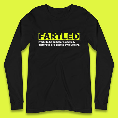 Fartled Definition Funny Sarcastic Dictionary Fart Humor Rude Offensive Joke Tank Top