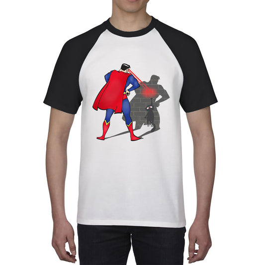 Bigman With Cat Funny Spider Cat Comics Black Cat Spider Movie Baseball T Shirt