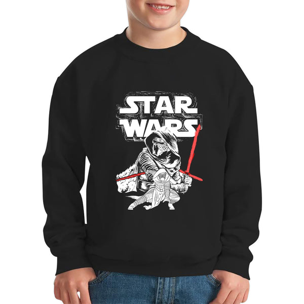 Star Wars Kylo Ren Fictional Character The Force Awakens Ben Solo Supreme Leader Of The First Order Disney Star Wars 46th Anniversary Kids Jumper