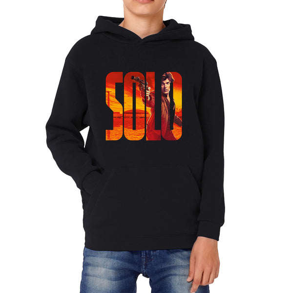 Han Solo Star Wars Fictional Character Solo A Star Wars Story Sci-fi Action Adventure Movie Star Wars Databank Kids Hoodie