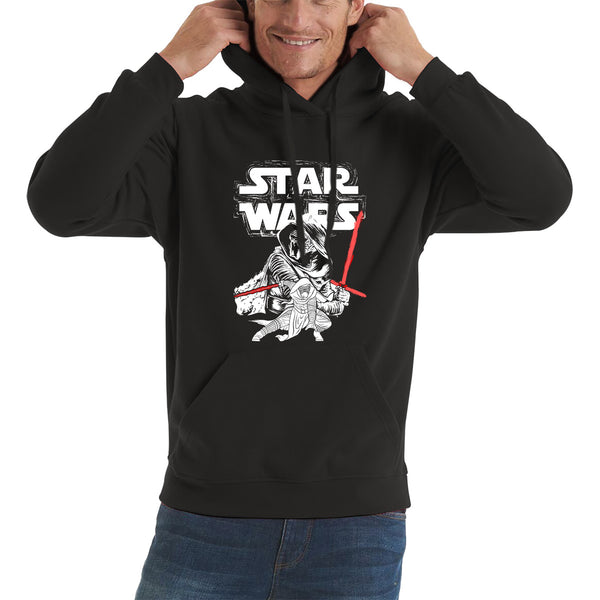 Star Wars Kylo Ren Fictional Character The Force Awakens Ben Solo Supreme Leader Of The First Order Disney Star Wars 46th Anniversary Unisex Hoodie