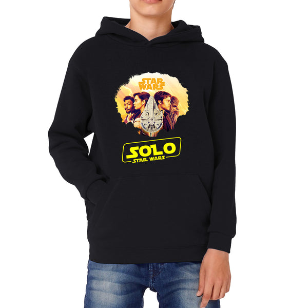 Star Wars Solo Chewie Lando Qira Characters Solo A Star Wars Story Sci-fi Action Adventure Movie Galaxy's Edge Trip Kids Hoodie