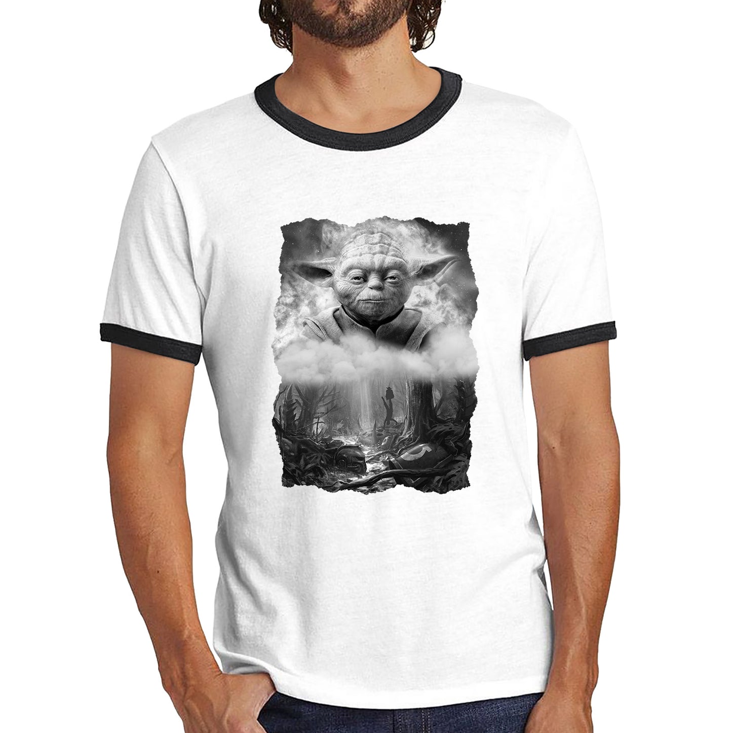 Anger Fear Aggression The Dark Side Are They Vintage Poster Graphic Movie Series Ringer T Shirt