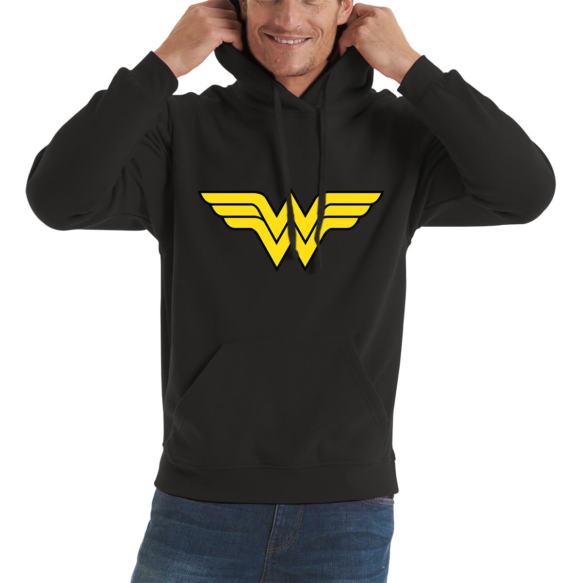Wonder Woman Logo Superhero Wonder Girl Super Woman Comic Book Character Unisex Hoodie