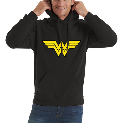 Wonder Woman Logo Superhero Wonder Girl Super Woman Comic Book Character Unisex Hoodie