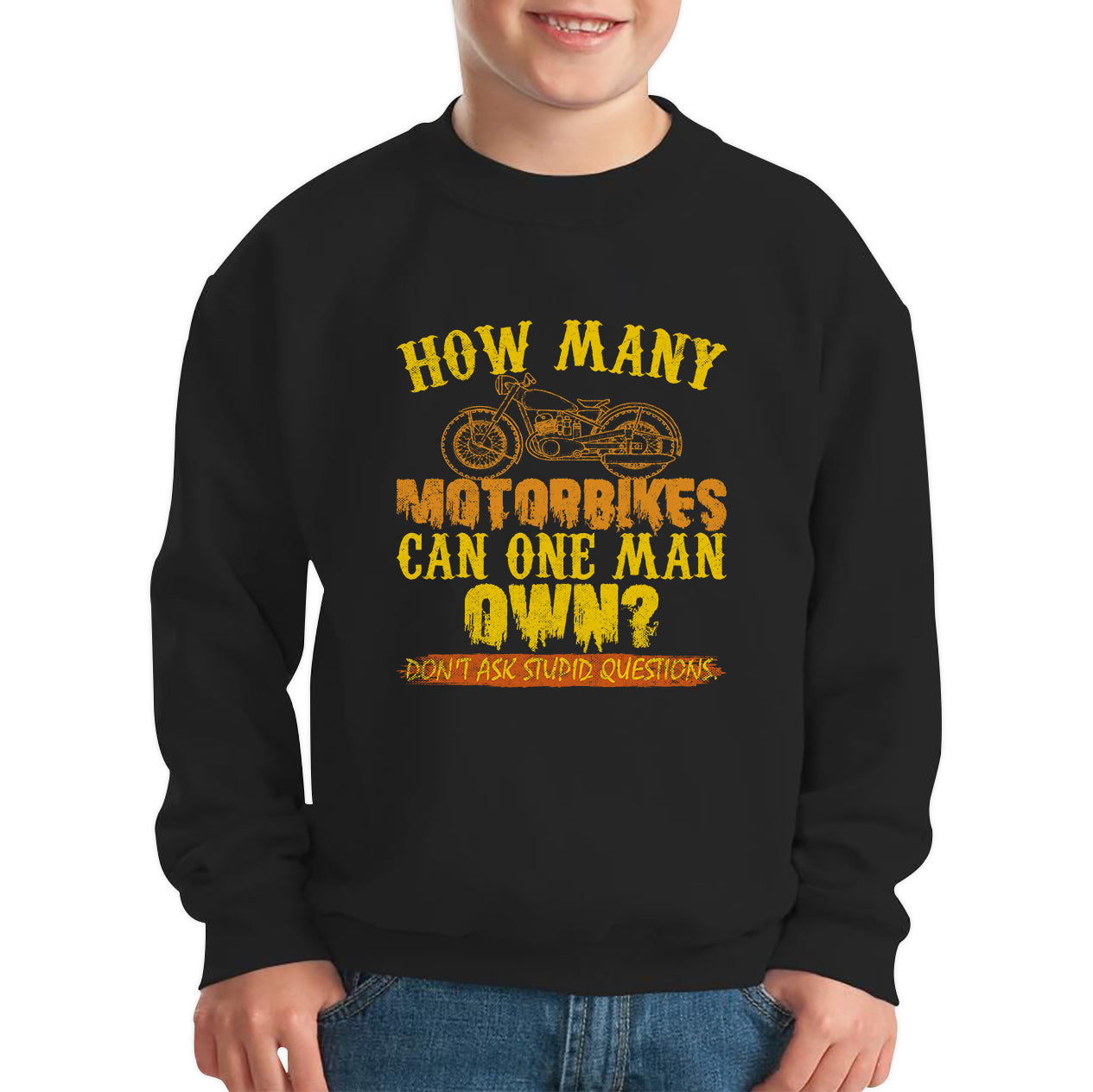 Funny Motorbike Childrens Jumper