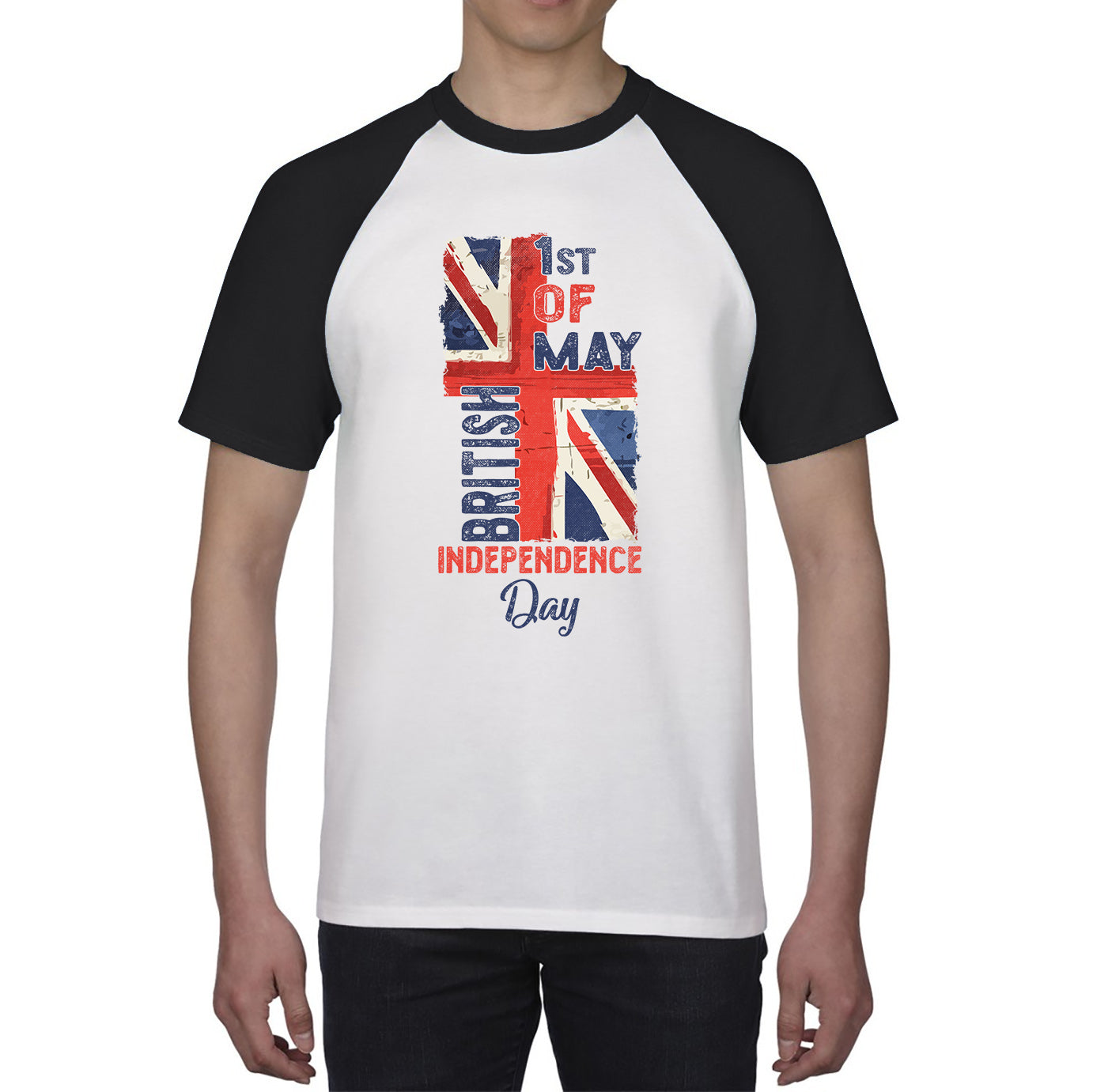 British Independence Day 1st Of May National Day UK Flag Great Britain Lest We Forget Veterans Union Jack Baseball T Shirt
