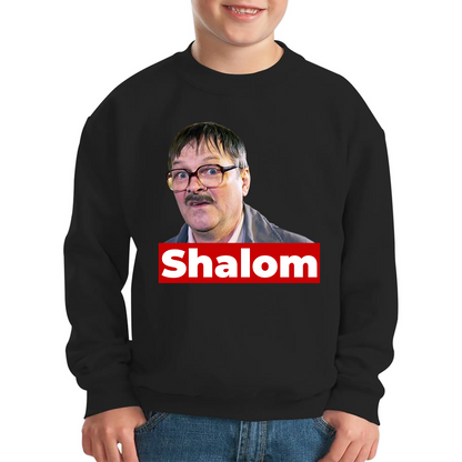 Shalom Jackie Friday Night Dinner Funny Gift Retro Kids Jumper