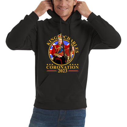 King Charles III Coronation 2023 Ruling Monarch Of England United Kingdom Royal Crown Unisex Hoodie