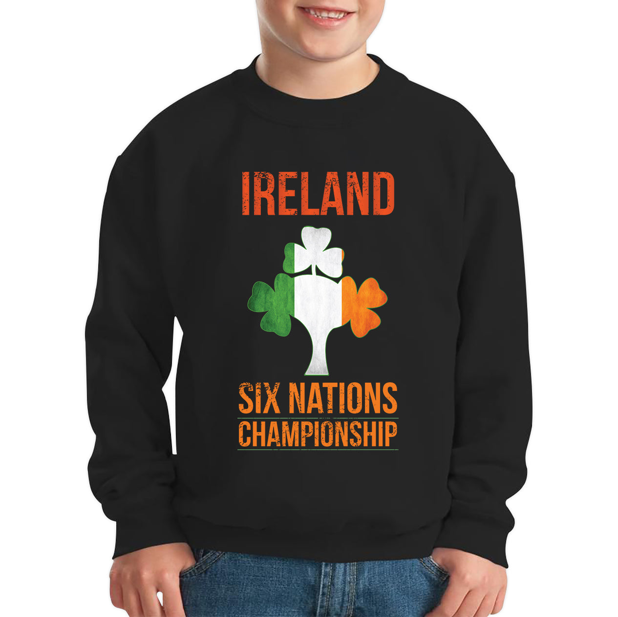 Kids Ireland Rugby Jumper