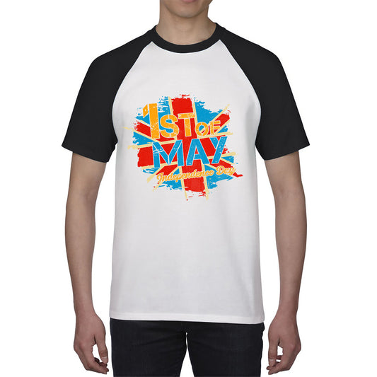 1st Of May Independence Day British Flag UK Independence Day Country Love Patriotism Great Britain Union Jack Baseball T Shirt