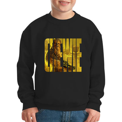 Chewie Star Wars Fictional Character Chewbacca Solo A Star Wars Story Sci-fi Action Adventure Movie Galaxy's Edge Trip Kids Jumper