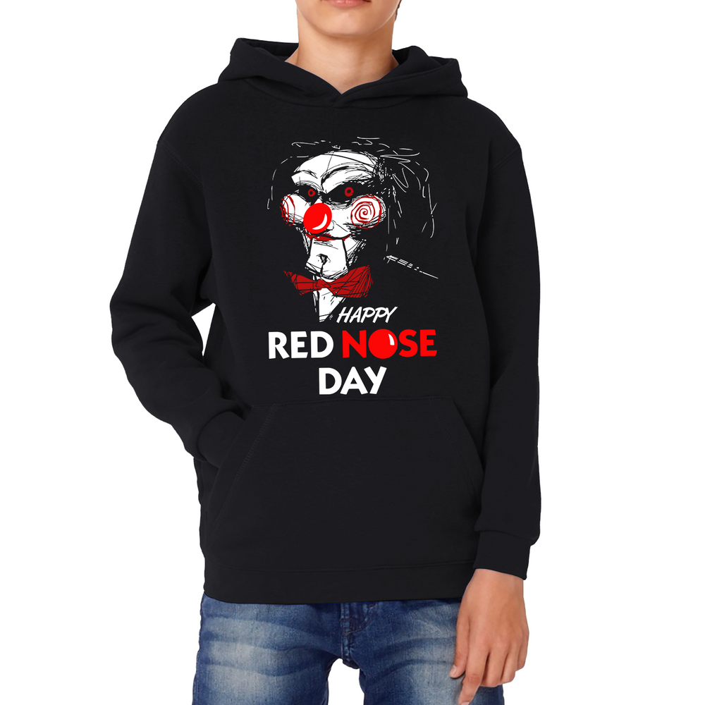 Jigsaw Happy Red Nose Day Kids Hoodie. 50% Goes To Charity