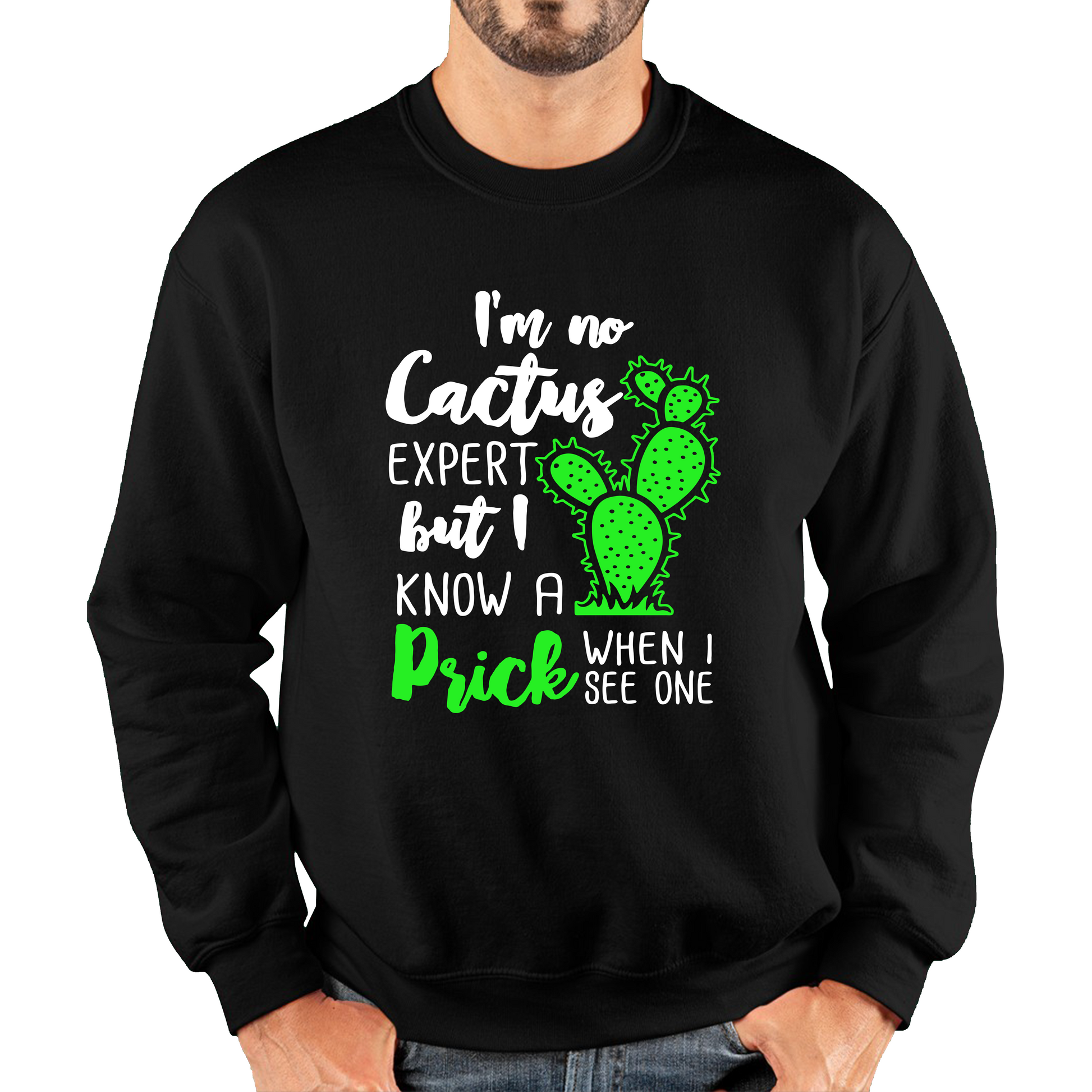 I'm No Cactus Expert But I Know A Prick When I See One Sweatshirt