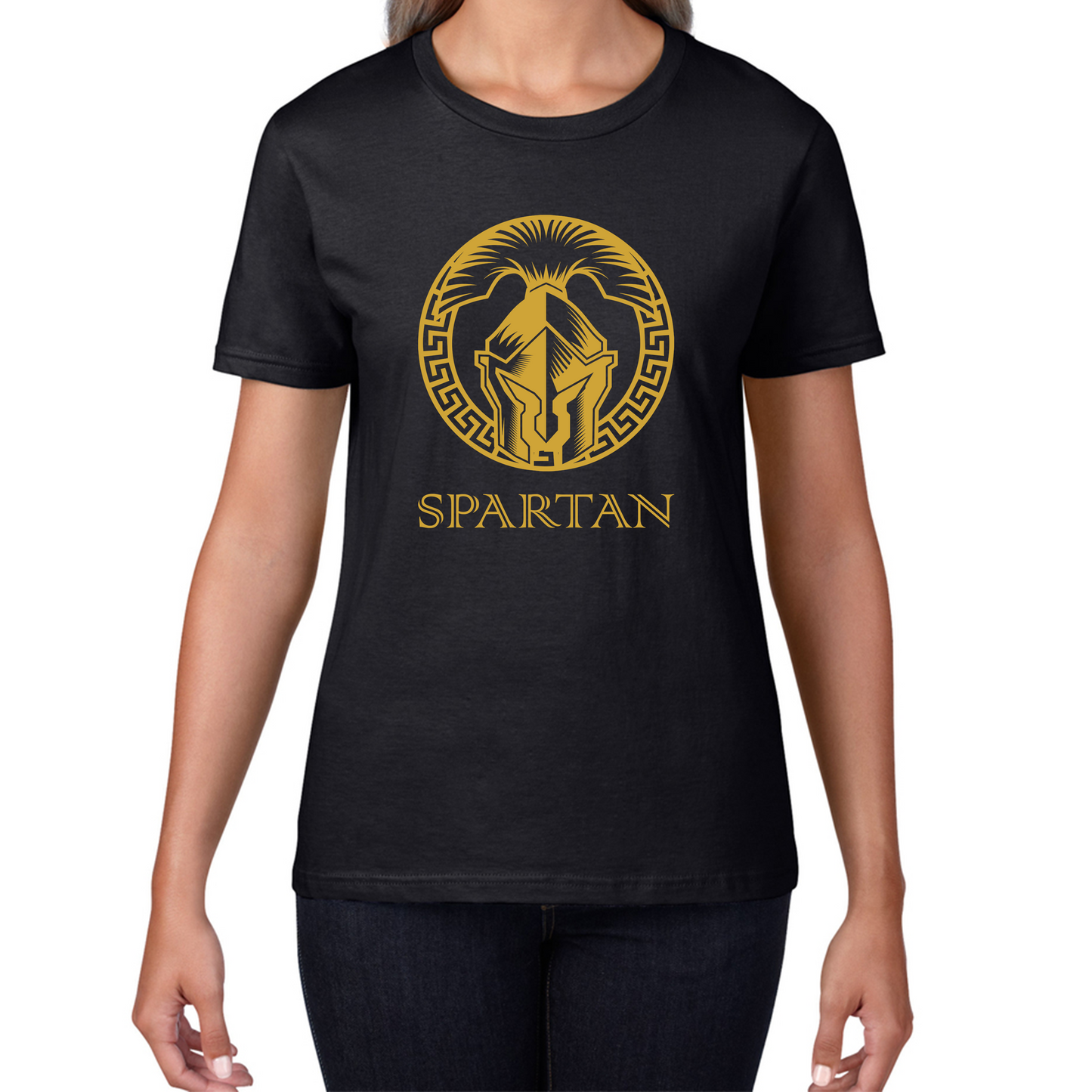 Spartan Helmet Logo T Shirt